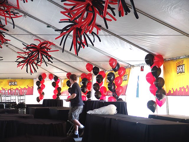 balloon koosh balls inside large outdoor tent balloon koosh balls inside large outdoor tent