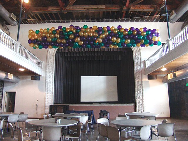 balloon drop at the Tivoli Denver balloon drop at the Tivoli Denver