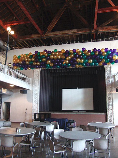balloon drop at the Tivoli downtown Denver balloon drop at the Tivoli downtown Denver