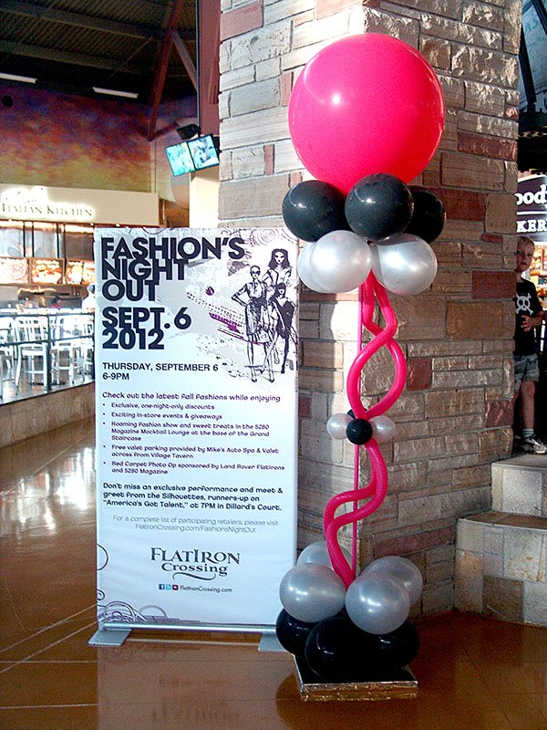 fun and funky balloon column fun and funky balloon column